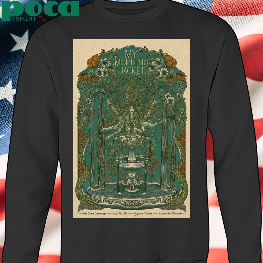 My Morning Jacket 04 21 2025 Uptown Theater Kansas City, MO Concert Poster shirt