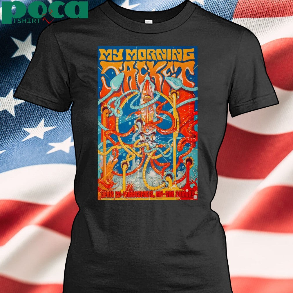 My Morning Jacket The Armory Apr 20 2025 Minneapolis, MN Show Poster shirt