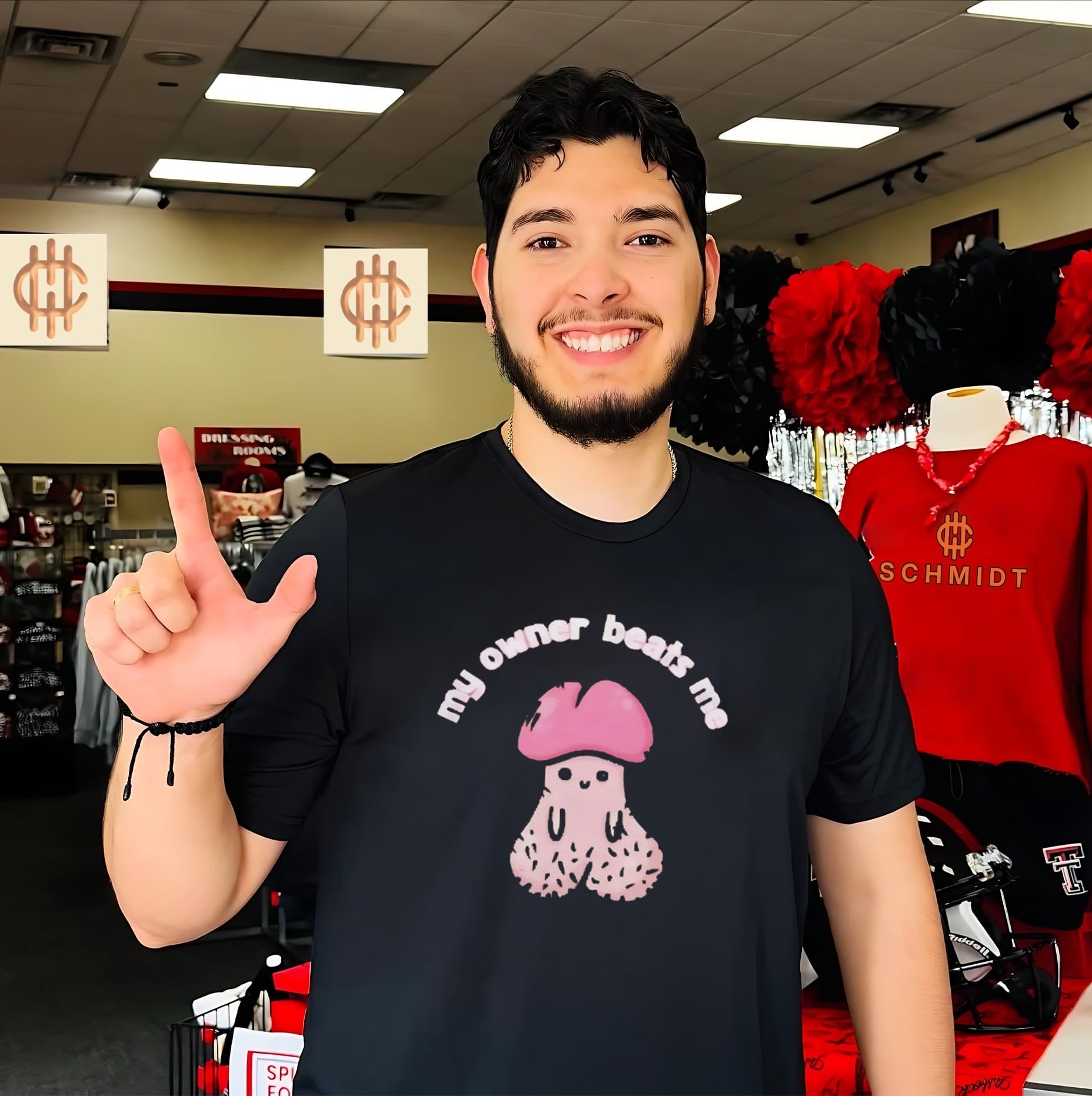My Owner Beats Me Funny Penis Character shirt