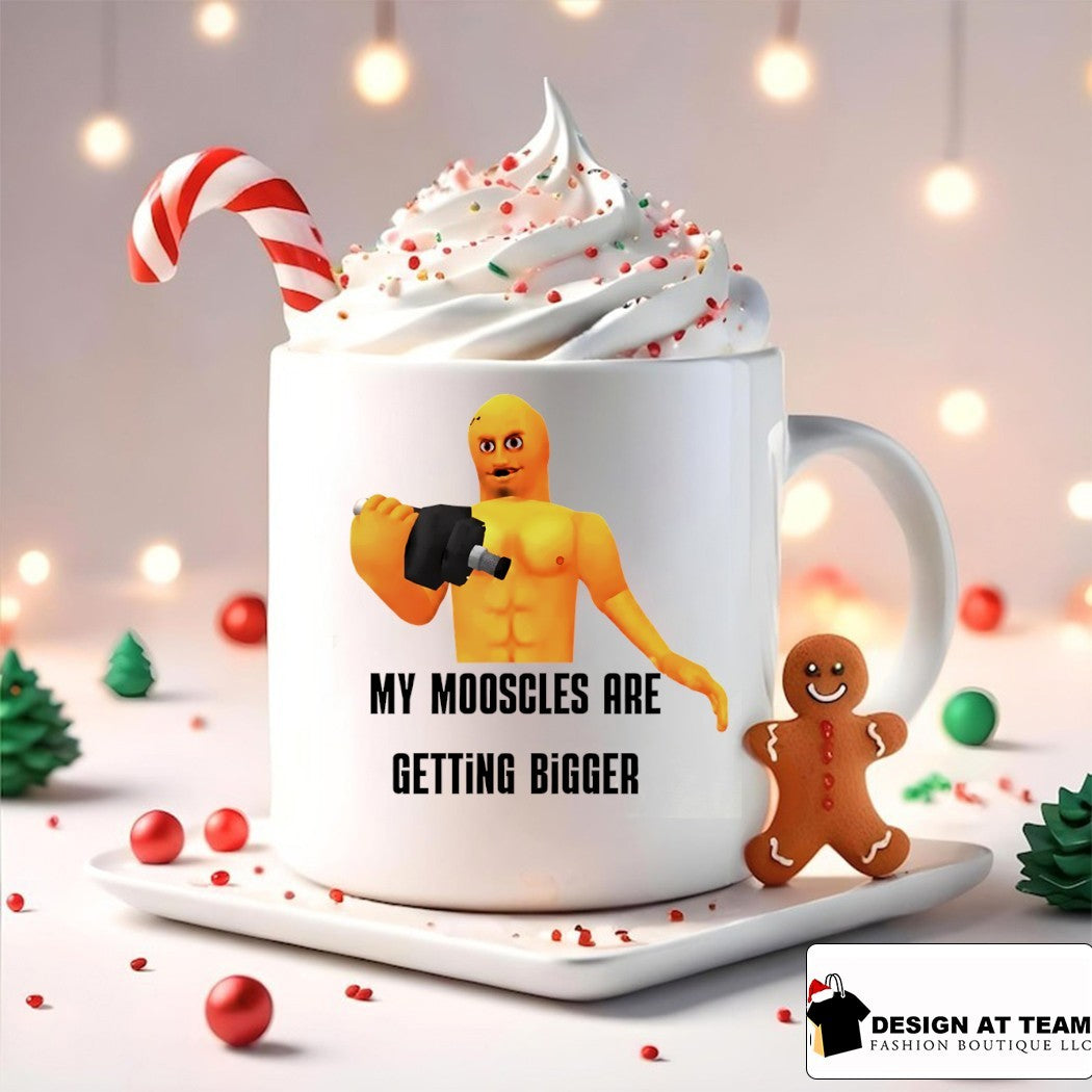 My mooscles are getting bigger meme shirt