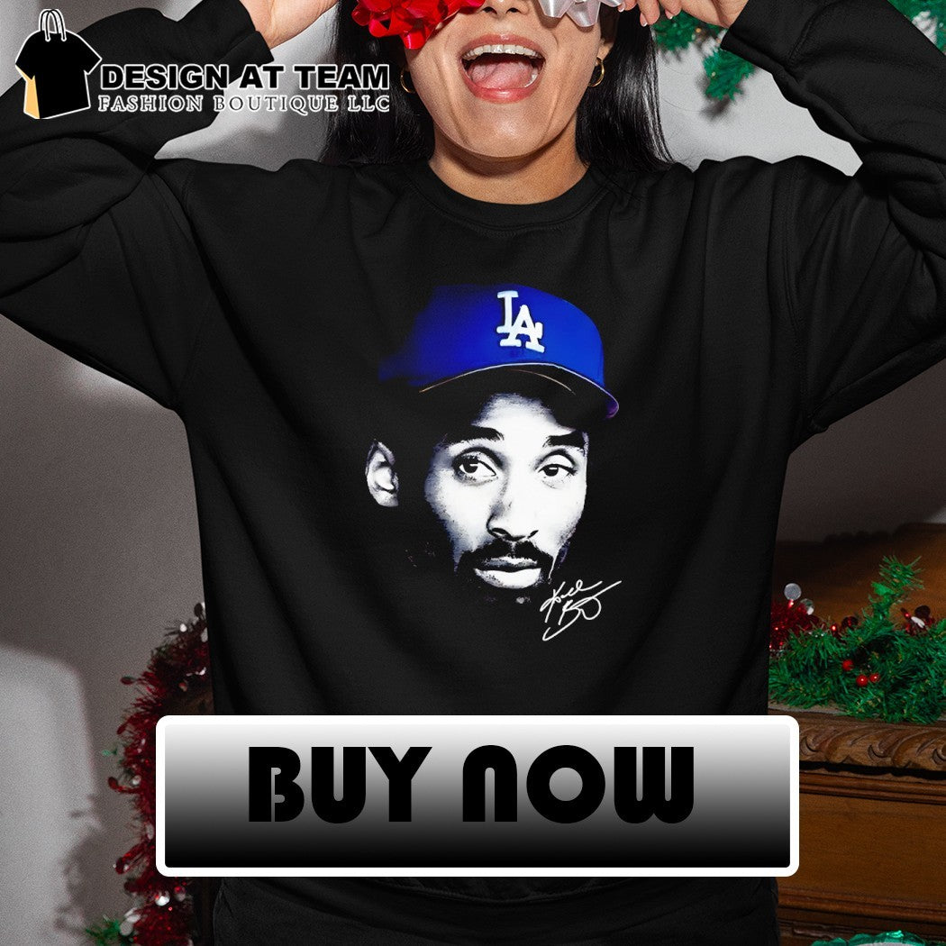 Myles Garrett wearing Kobe Bryant big face Los Angeles Dodgers Baseball signature shirt