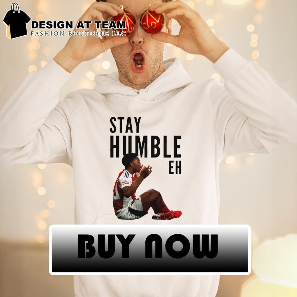 Myles Lewis Skelly Football meme stay humble eh Arsenal funny shirt
