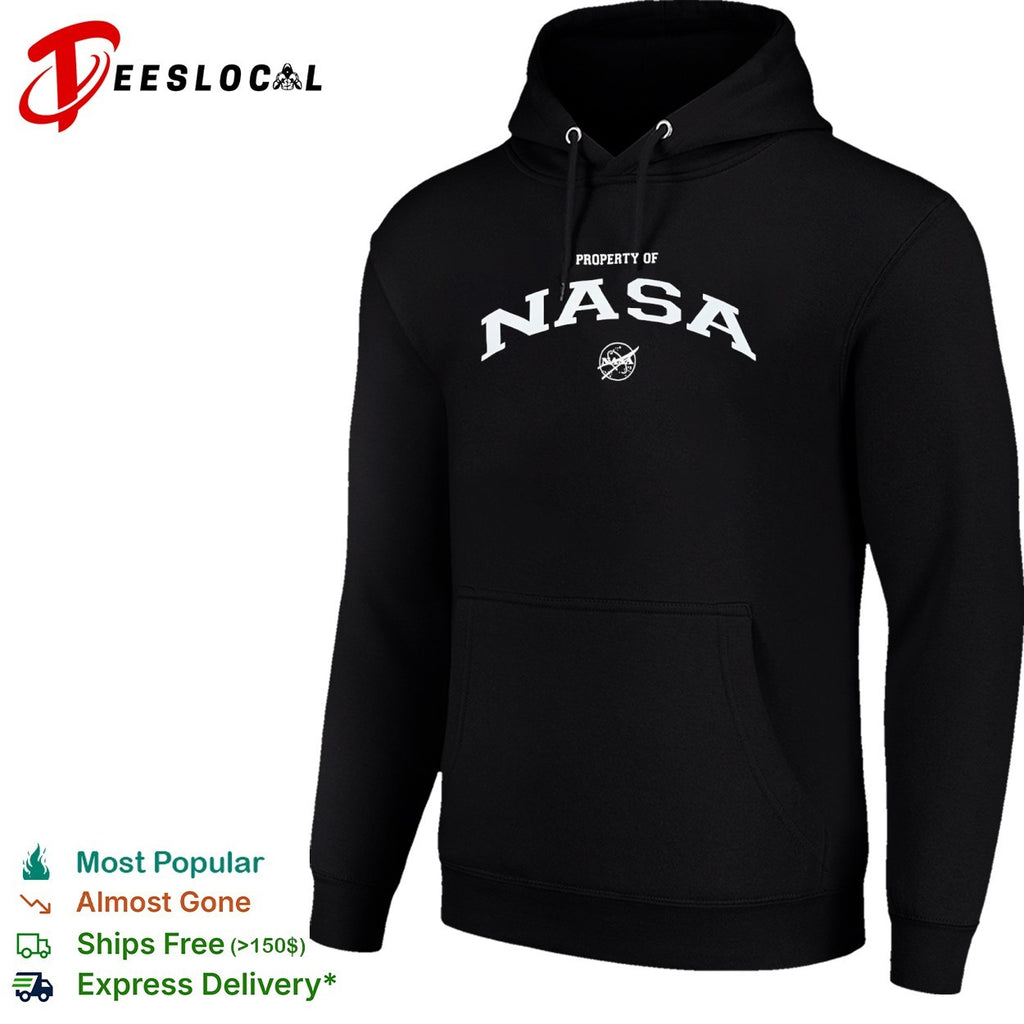NASA space logo property of shirt