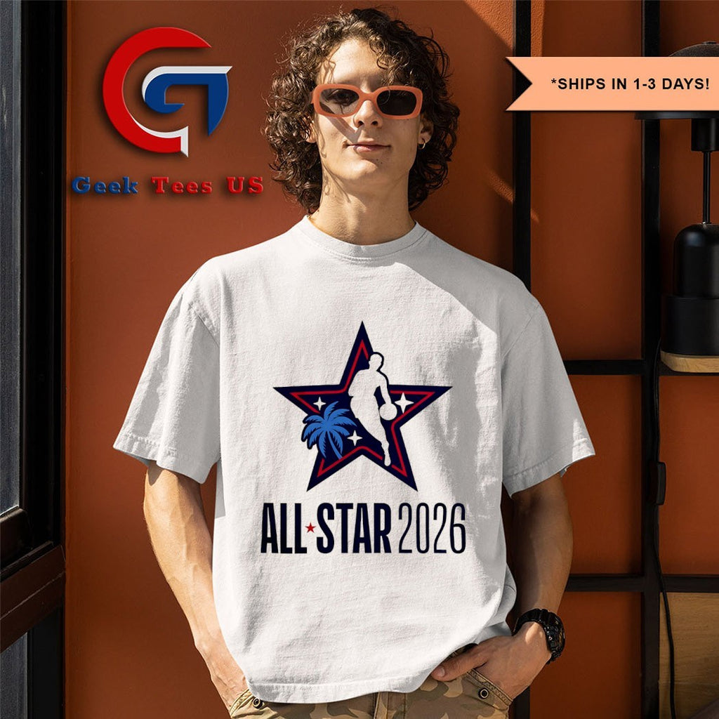NBA All-Star 2026 Basketball Game Star logo shirt