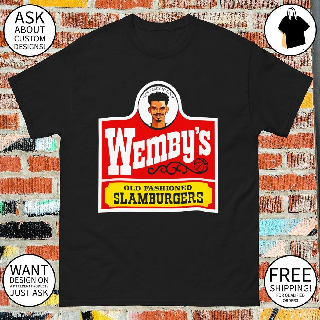 NBA Victor Wembanyama San Antonio Spurs Basketball Ready to Cook old fashioned hamburgers shirt
