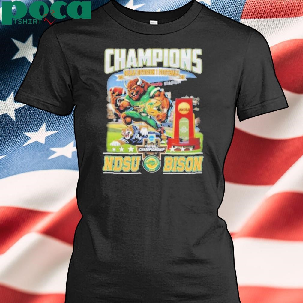 NCAA Division Football Champions North Dakota State Bison T Shirt