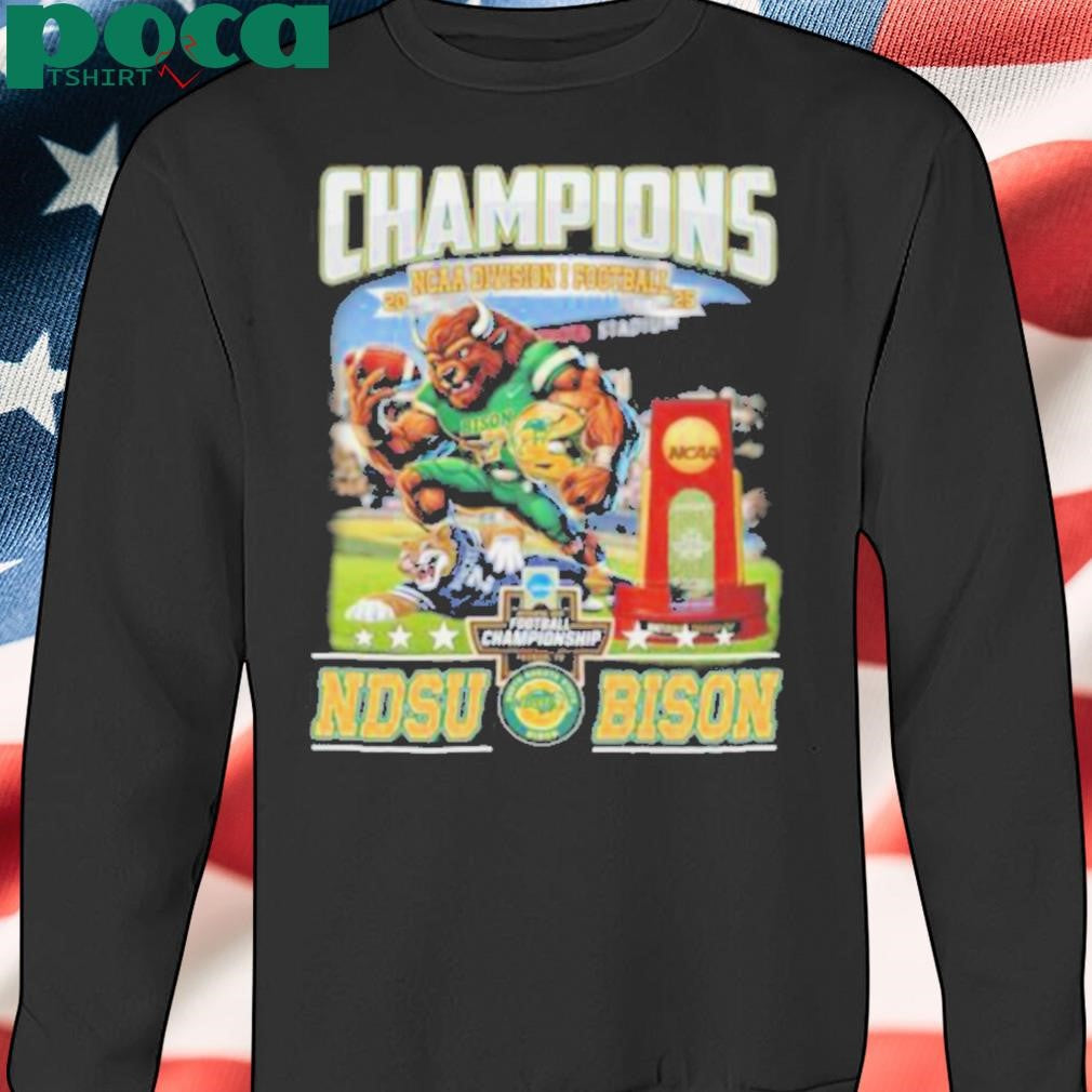NCAA Division Football Champions North Dakota State Bison T Shirt