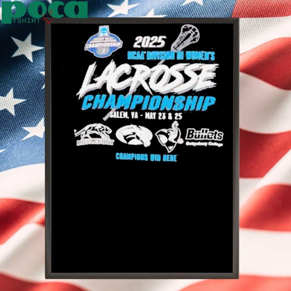 NCAA Division III Women’s Lacrosse Championship 2025 shirt