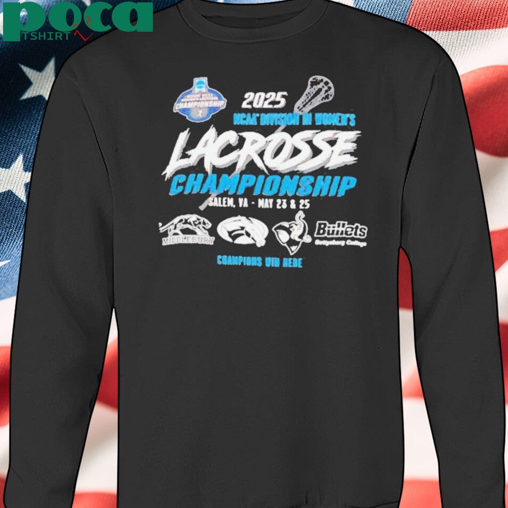 NCAA Division III Women’s Lacrosse Championship 2025 shirt