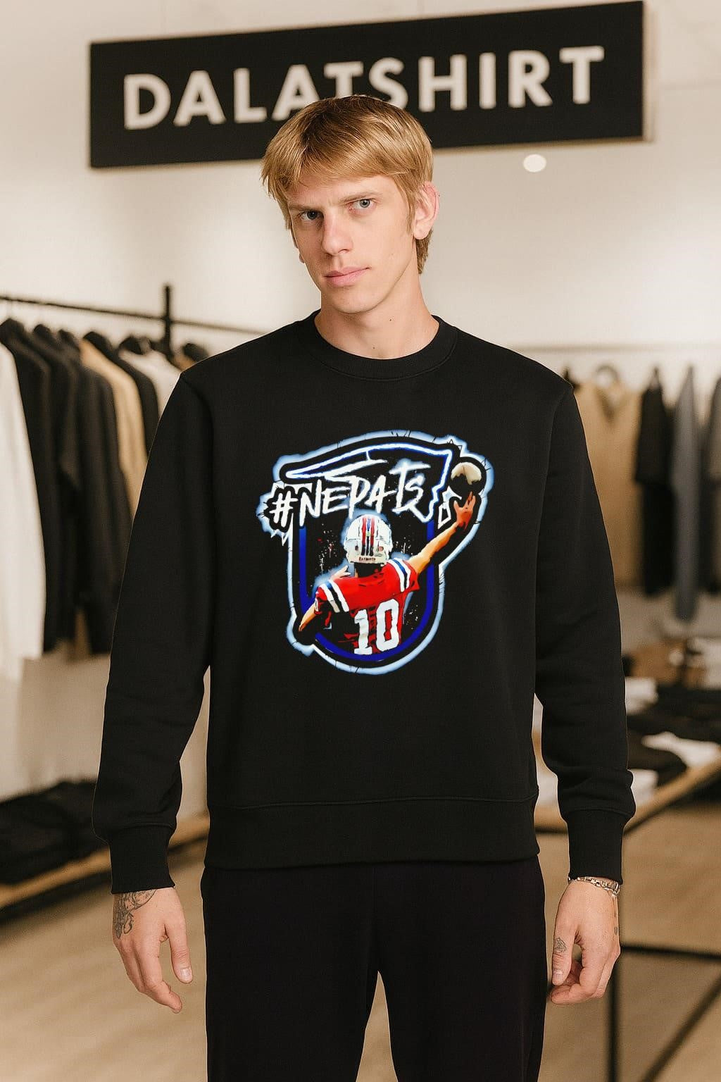NEPATS Patriots Number 10 Football Player shirt