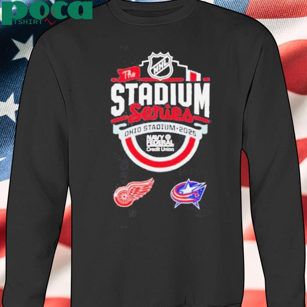 NHL the Stadium Series Detroit Red Wings vs Columbus Blue Jackets 2025 shirt