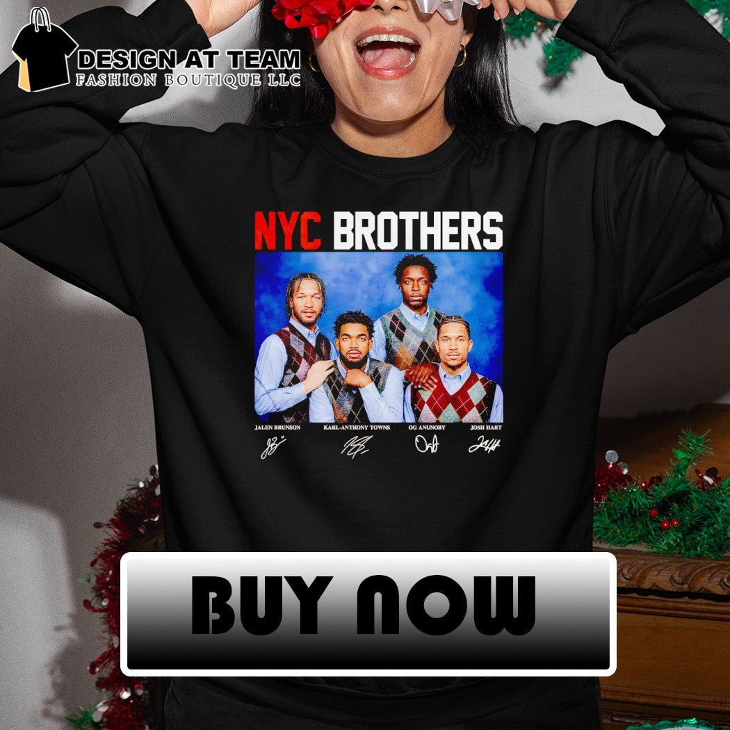 NYC Brothers Jalen Brunson Karl Josh Hart Og Anunoby Brothers Meme Vintage shirt