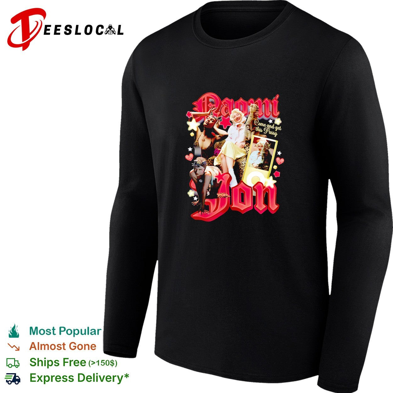 Naomi Jon come and get this pussy retro girls shirt