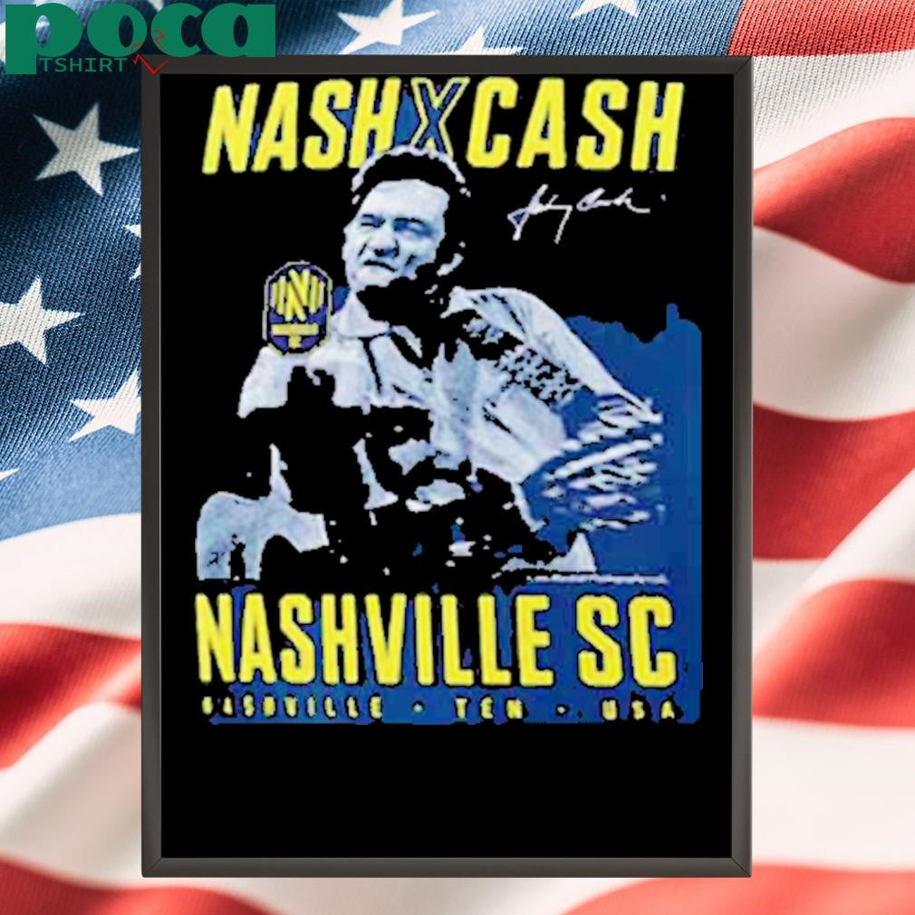 Nashville Sc X Johnny Cash Fanatics Finger Shirt