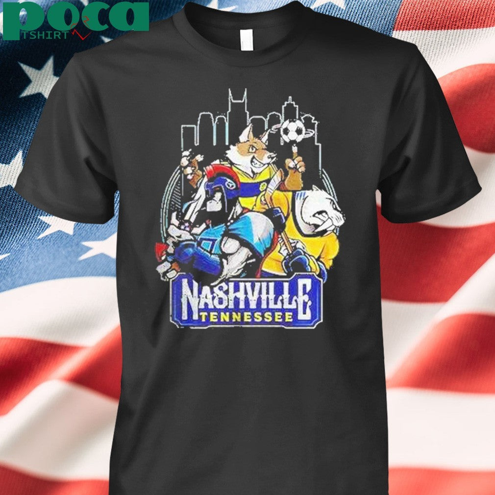 Nashville Tennessee Sports Team Mascot Shirt