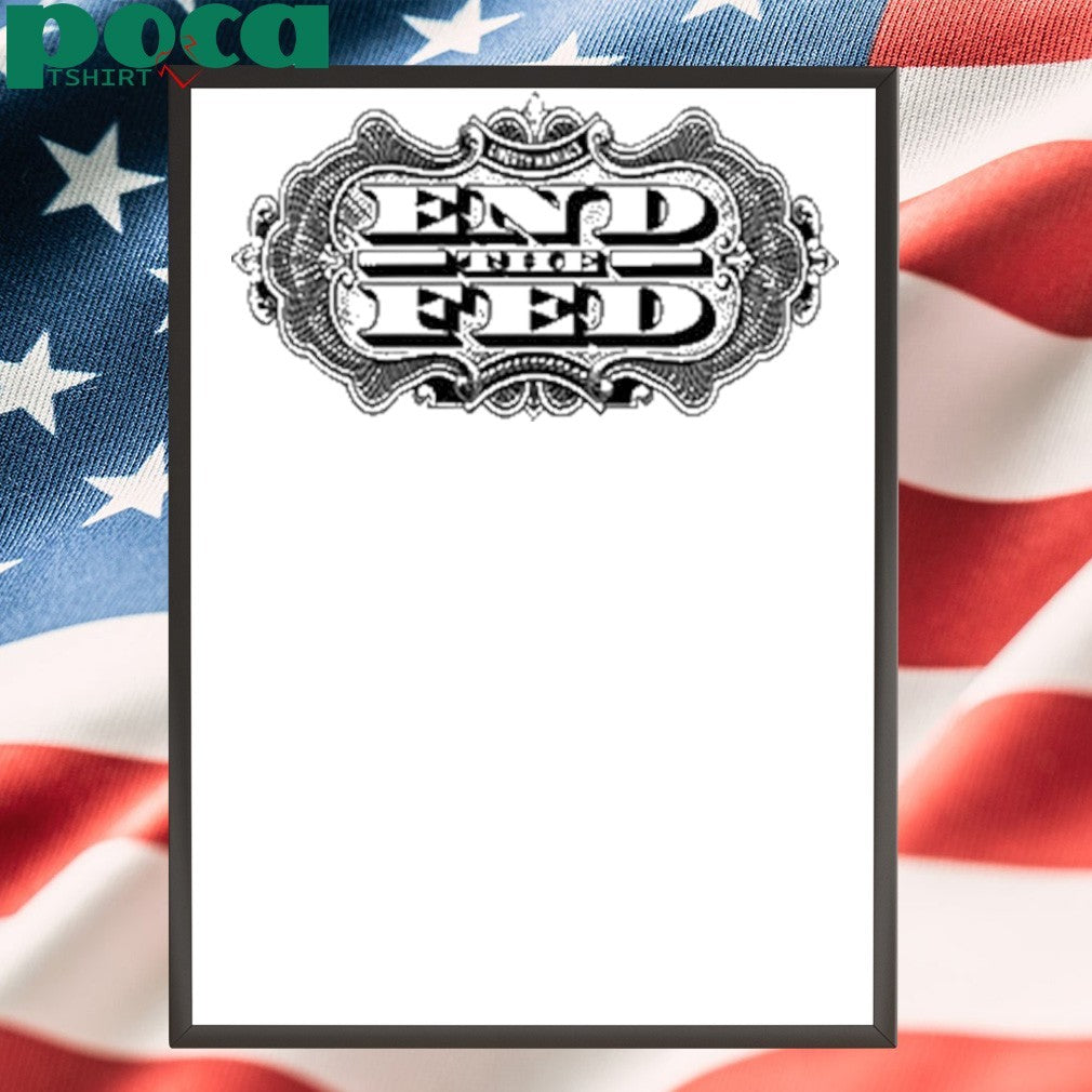 Natalie F Danelishen Wearing Liberty Maniacs End The Fed Shirt