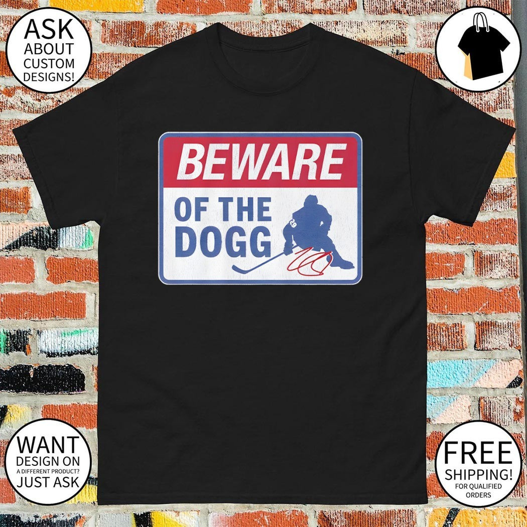 Nathan MacKinnon Colorado Avalanche NHL Beware of The Dogg shirt