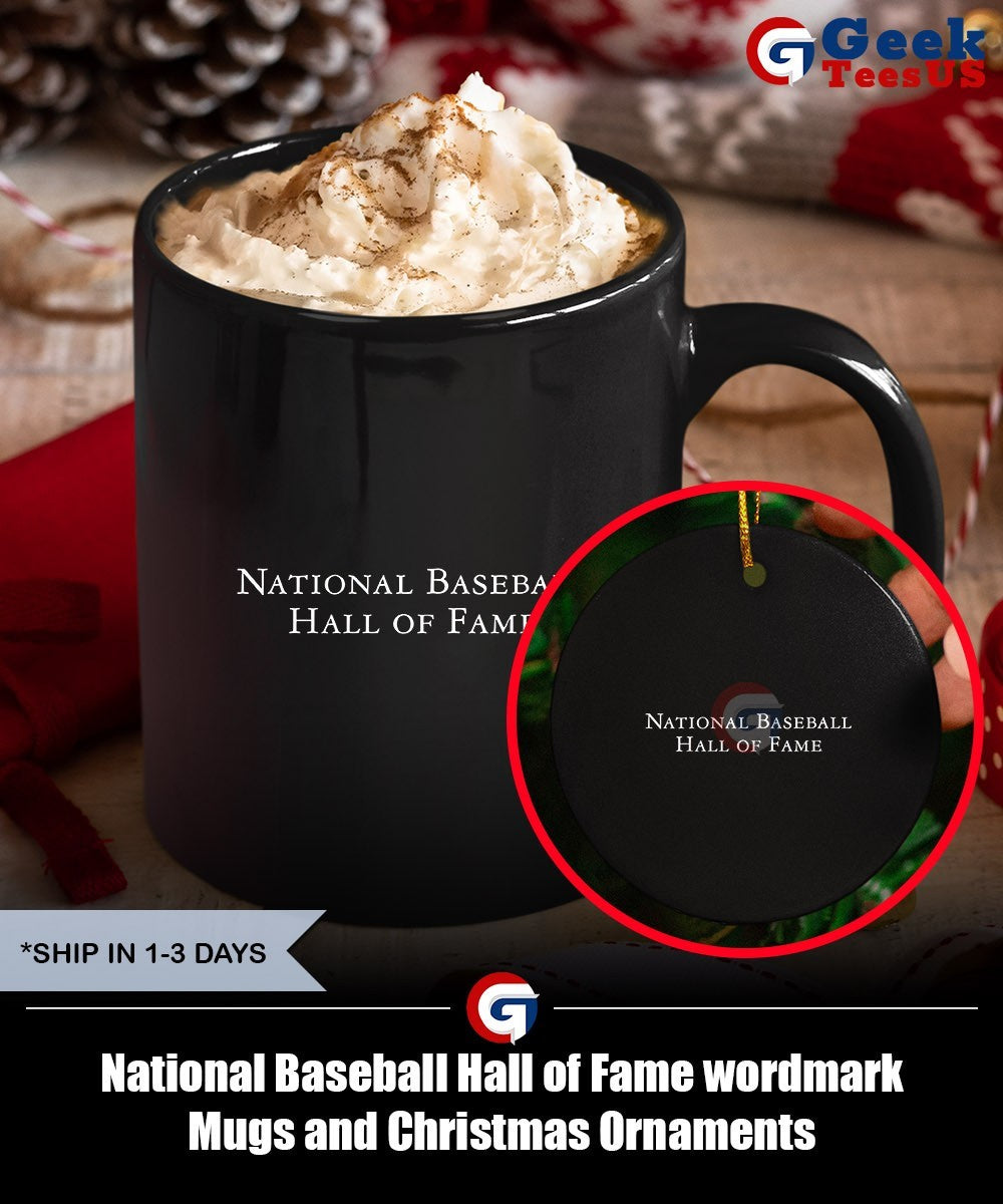 National Baseball Hall of Fame wordmark shirt