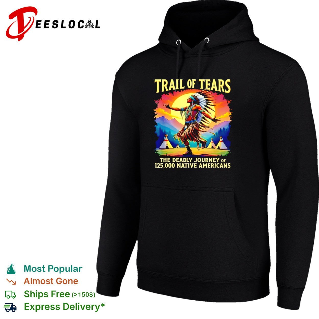 Native Americans Trail of Tears dancer the deadly journey of 125000 shirt