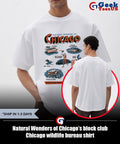 Natural Wonders of Chicago’s block club Chicago wildlife bureau shirt