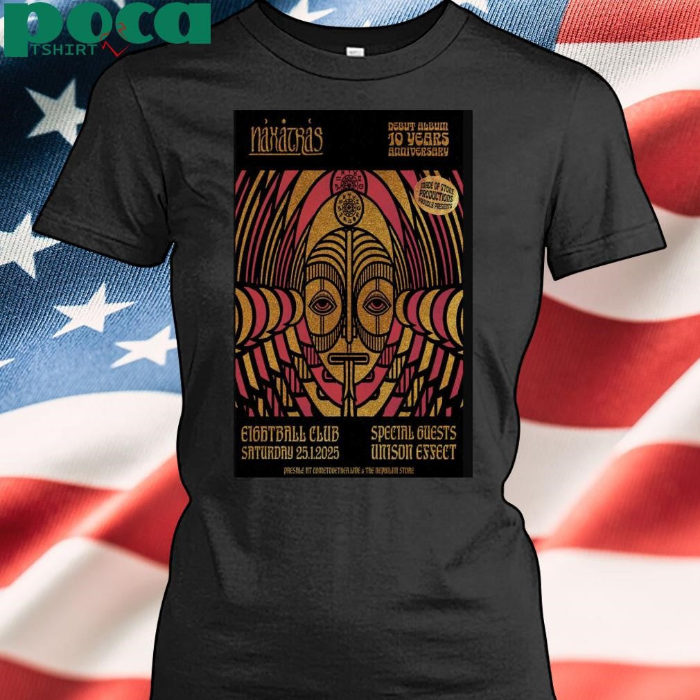 Naxatras At Eight Ball Club In Lazada Greece January 25 2025 Poster T-Shirt