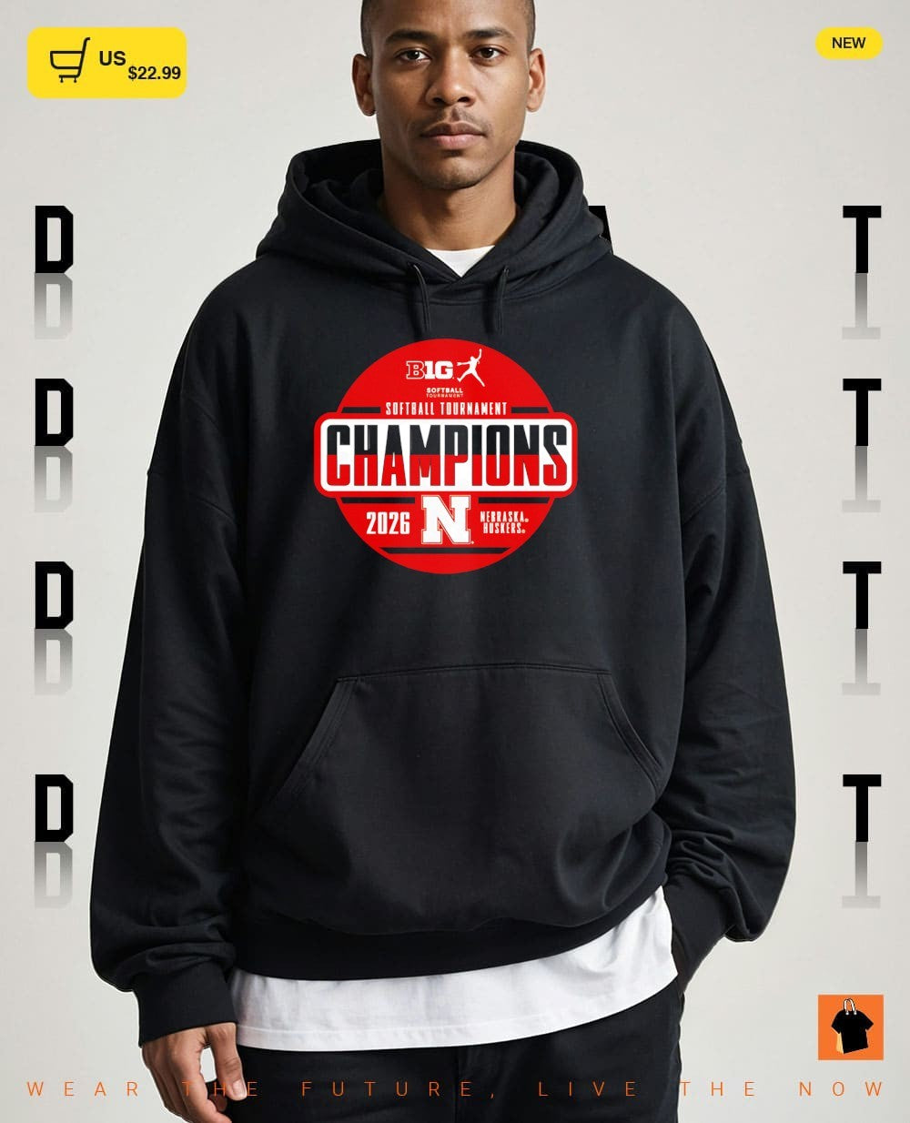 Nebraska Huskers 2026 Big Ten Softball Tournament Champions shirt