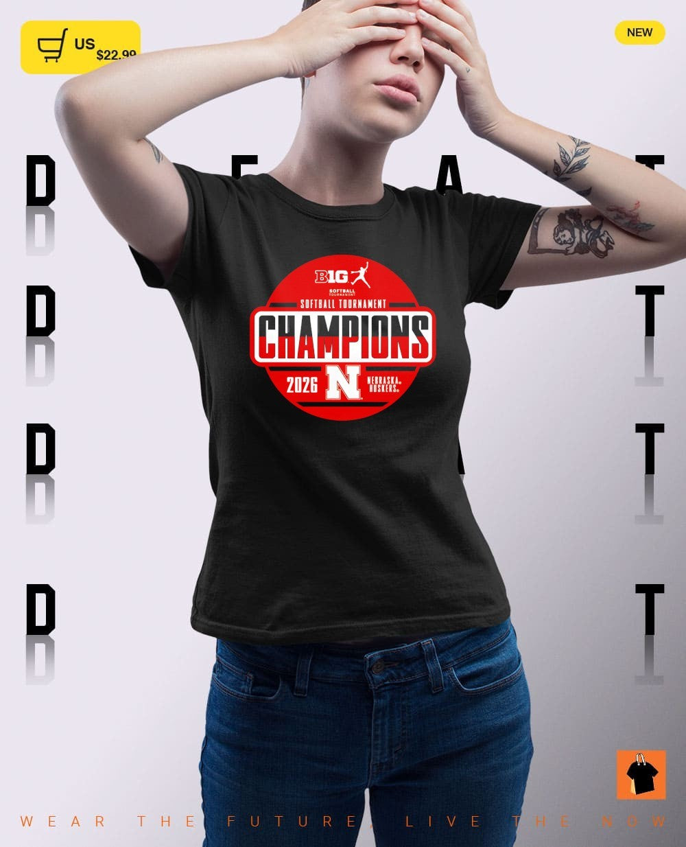 Nebraska Huskers 2026 Big Ten Softball Tournament Champions shirt