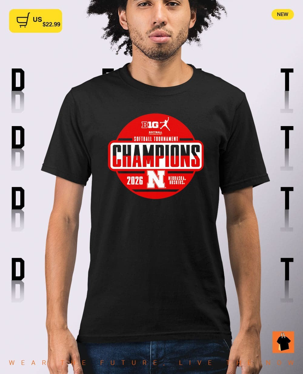 Nebraska Huskers 2026 Big Ten Softball Tournament Champions shirt