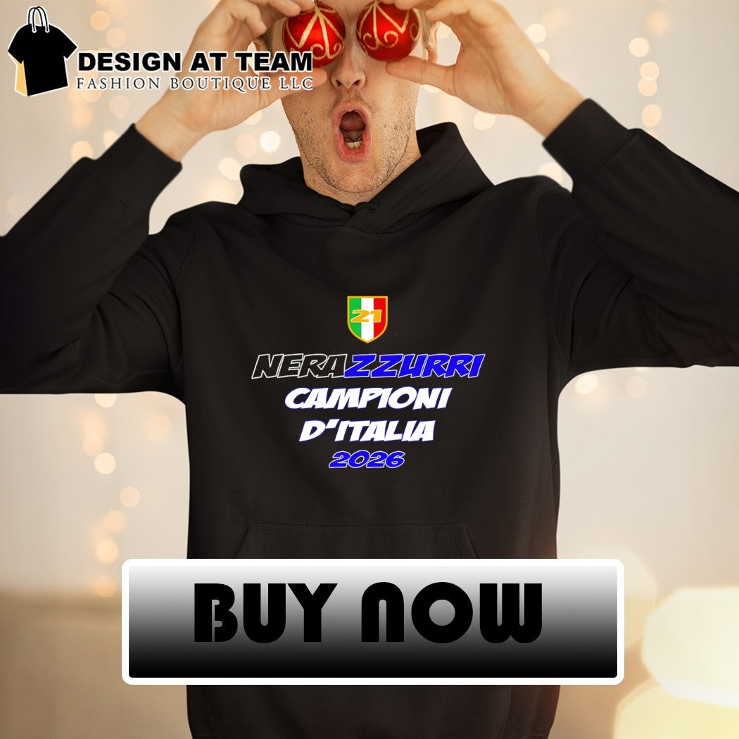 Nerazzurri Campioni D’Italia Internazionale Milan FC 2026 shirt