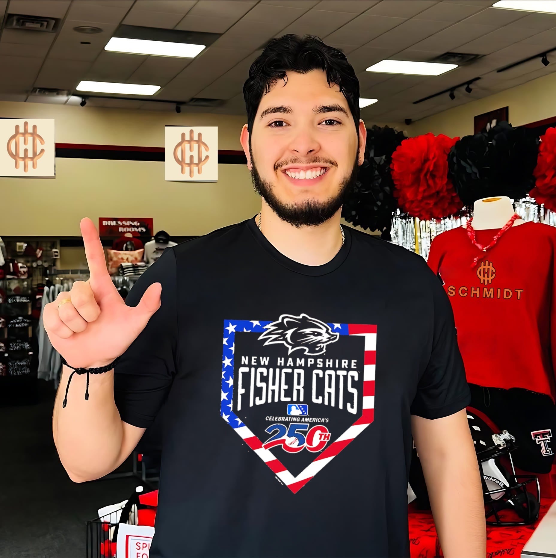 New Hampshire Fisher Cats Celebrating America’s 250th Anniversary shirt