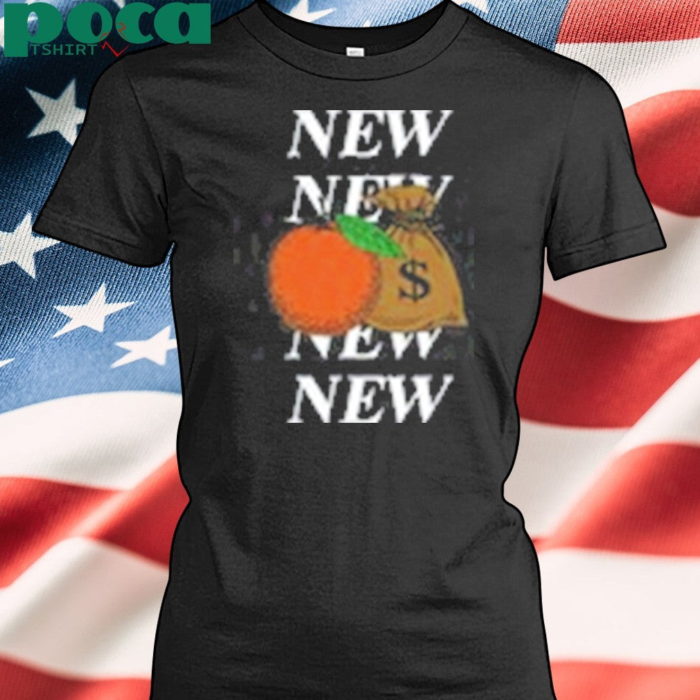New Orange & Money Bag T-Shirt