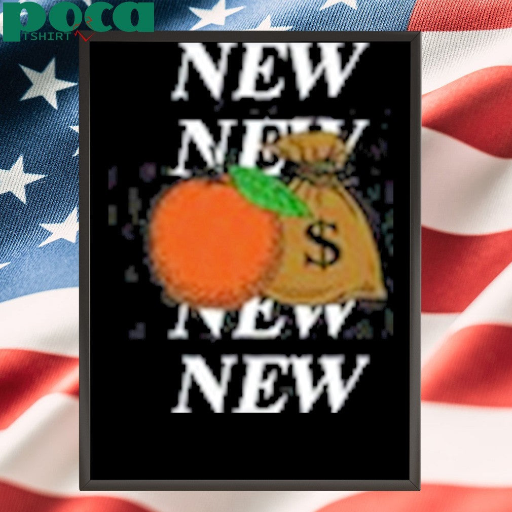 New Orange & Money Bag T-Shirt