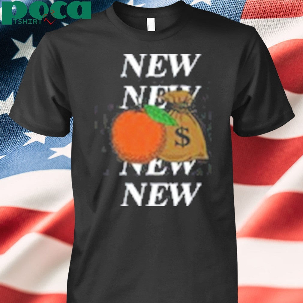 New Orange & Money Bag T-Shirt