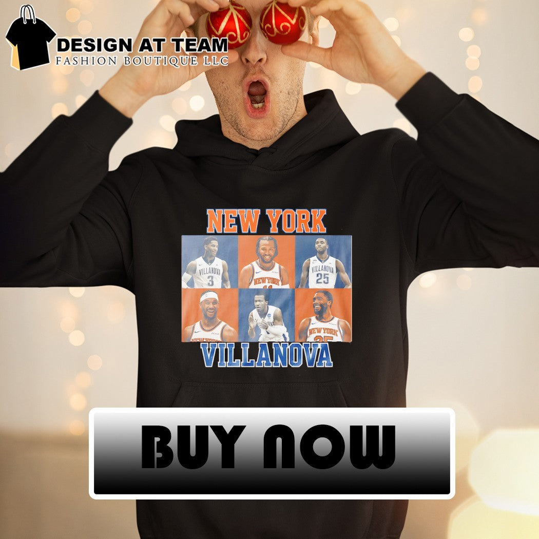 New York Basketball Villanova Knicks NBA graphic shirt