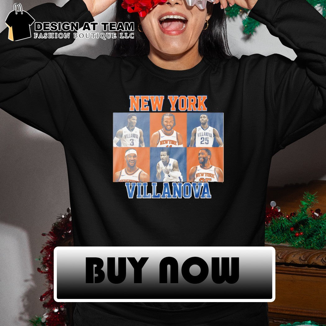 New York Basketball Villanova Knicks NBA graphic shirt