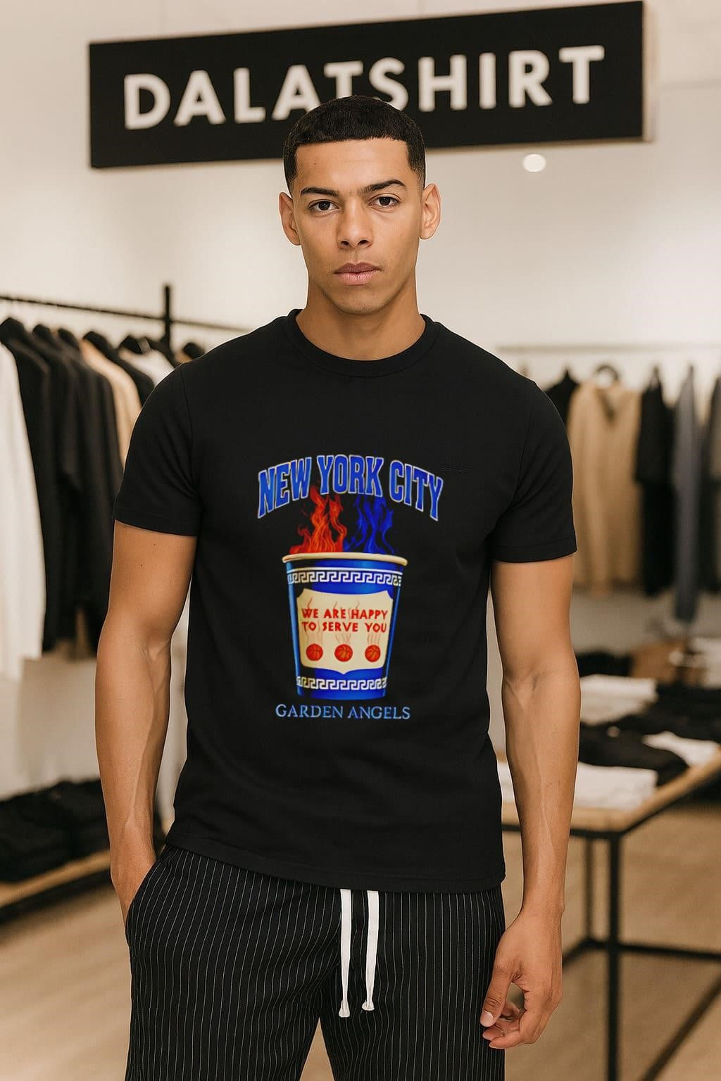New York City We Are Happy To Serve You Garden Angels shirt