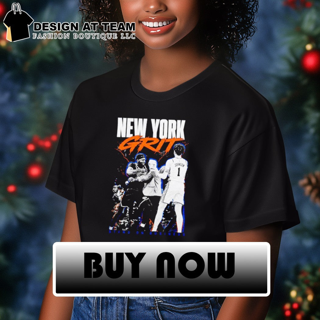 New York Grit stand on business Knicks Inspired shirt