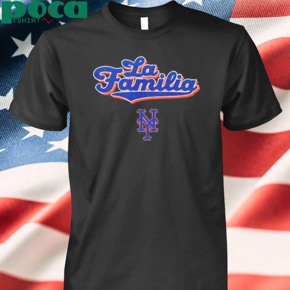 New York Mets La Familia Logo T-Shirt
