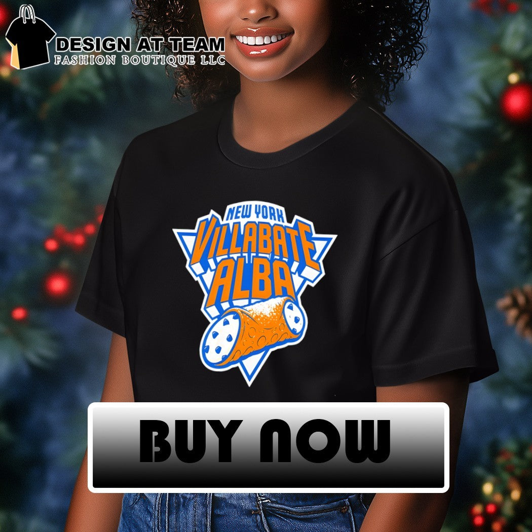 New York Villabate Alba New York Knick NBA parody logo shirt