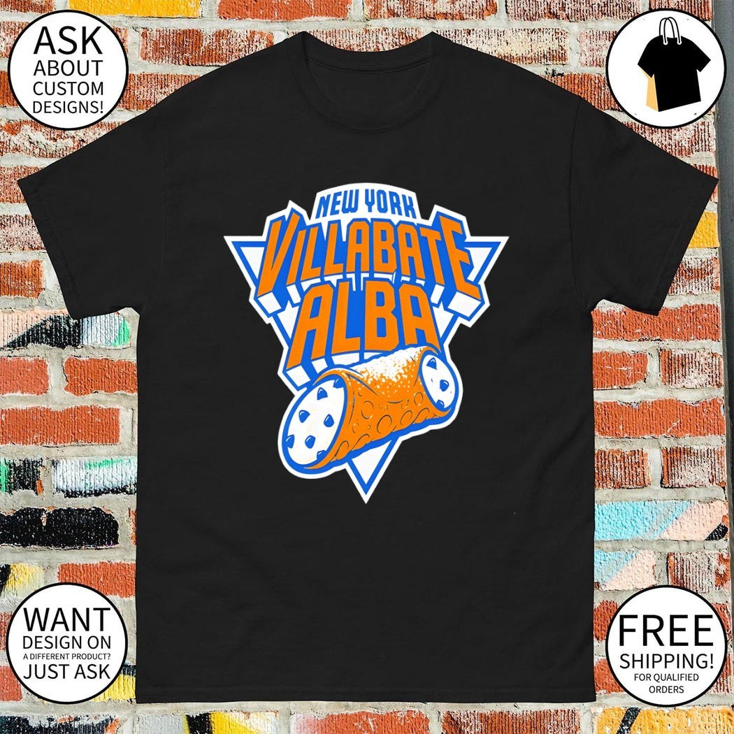 New York Villabate Alba New York Knick NBA parody logo shirt