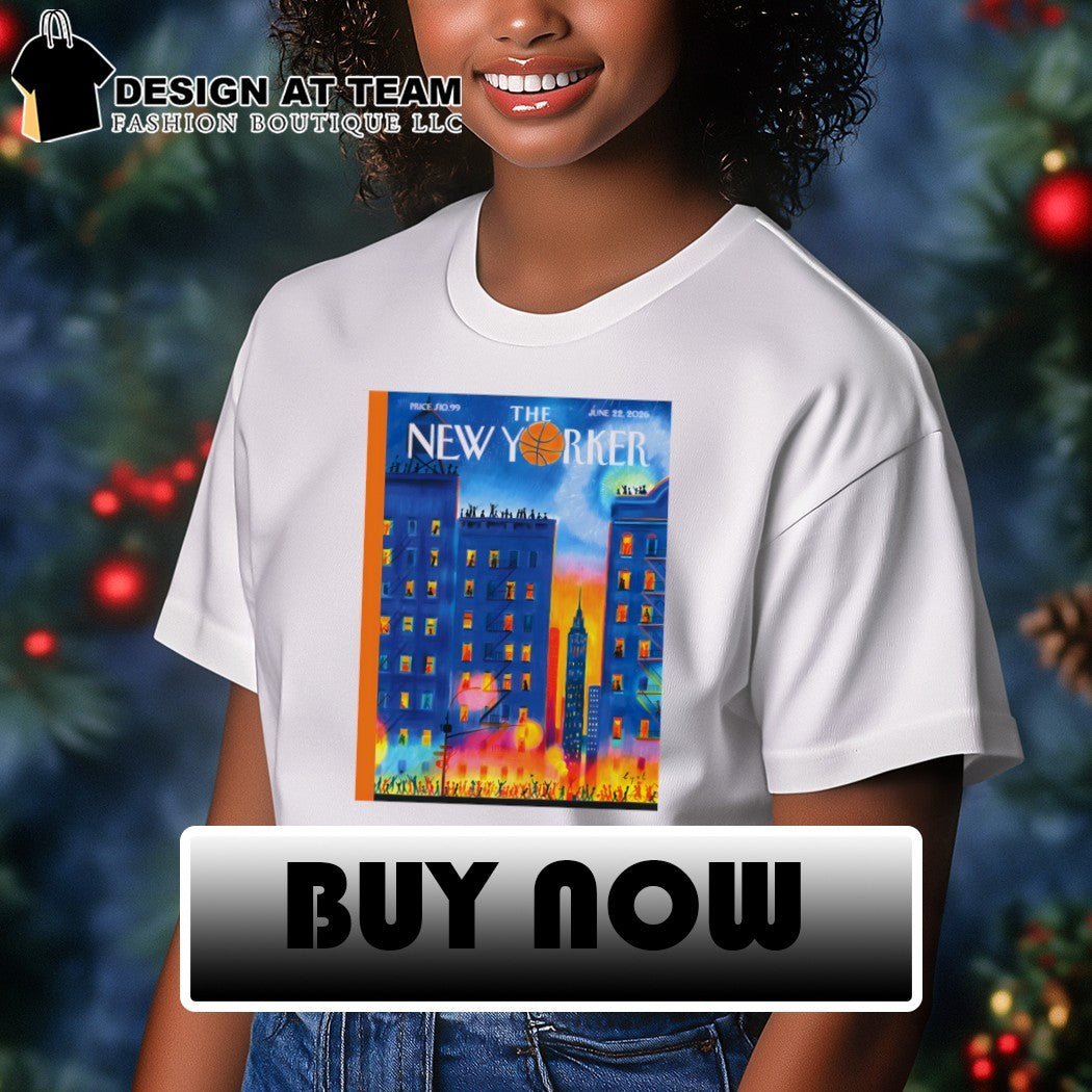 New Yorker cover celebrating the Knicks’ historic Game Four win shirt