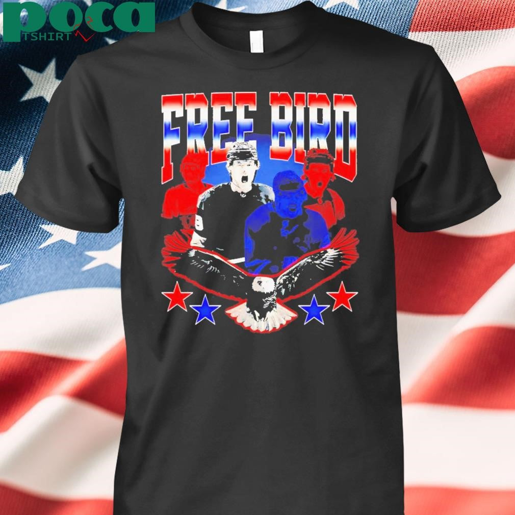Nhl 4 Nations Team Usa Free Bird Shirt
