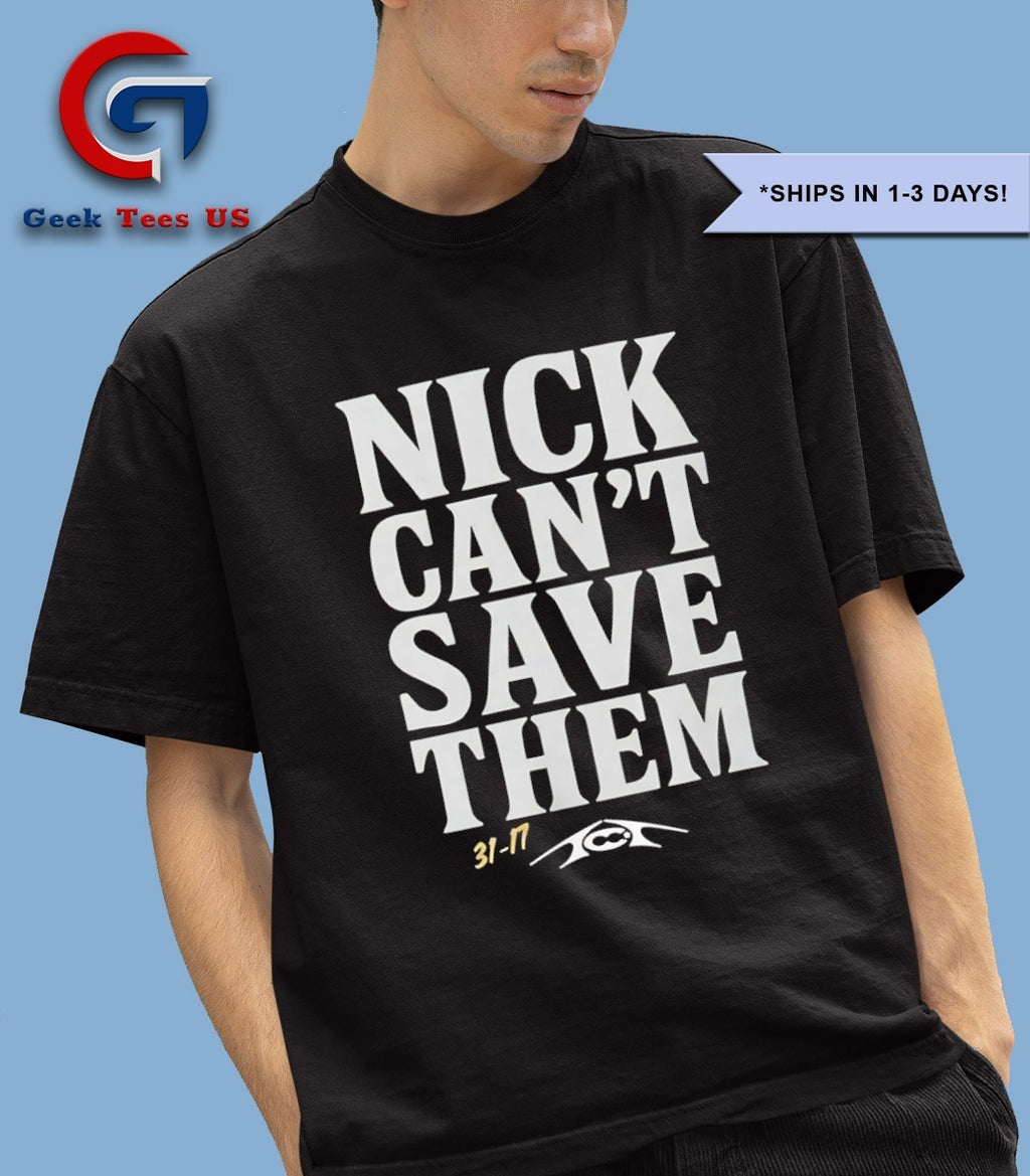 Nick Can’t Save Them Tommy Castellanos Florida State Seminoles Football shirt