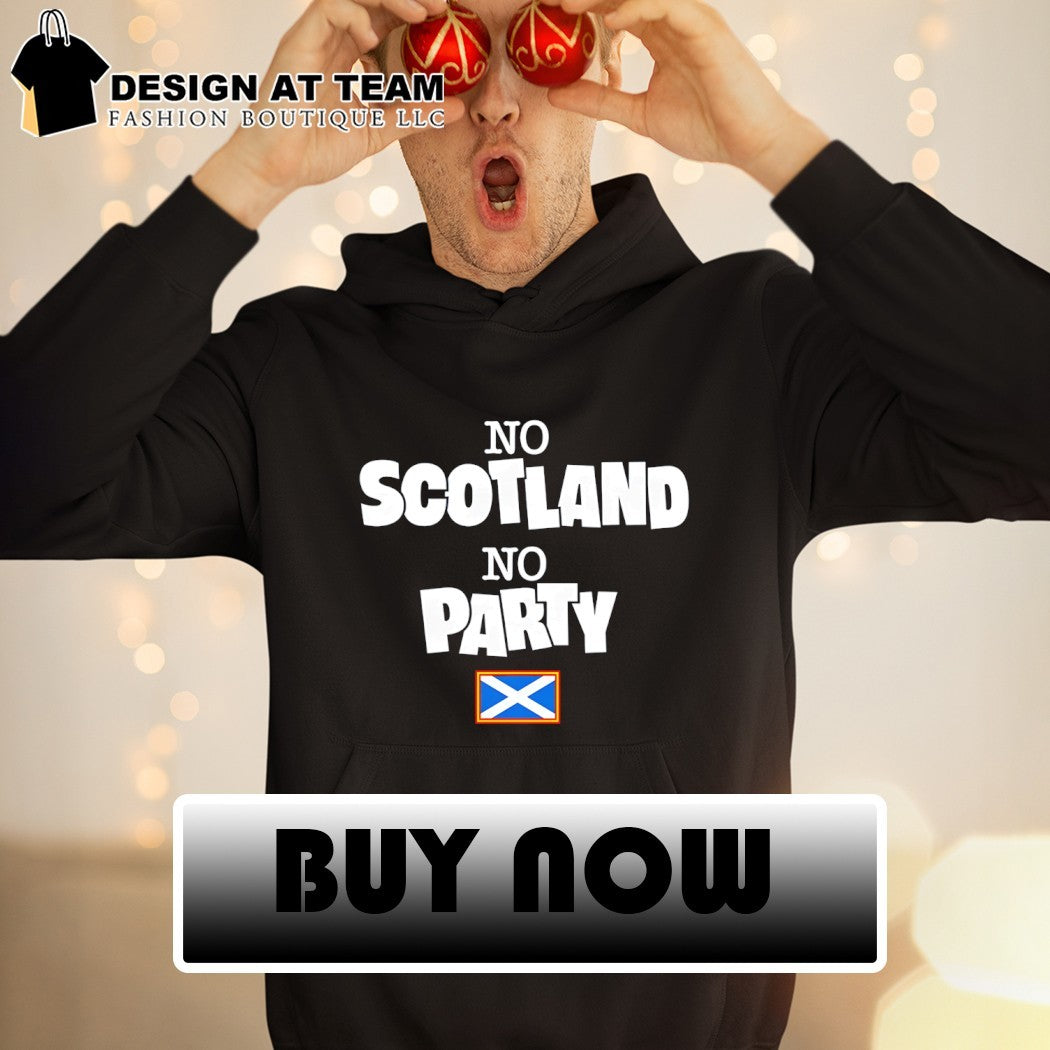 No Scotland No Party Scotland flag World Cup 2026 Mex USA Can shirt