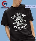 No kings no tyrants skull protest resist the fascists since 1776 shirt