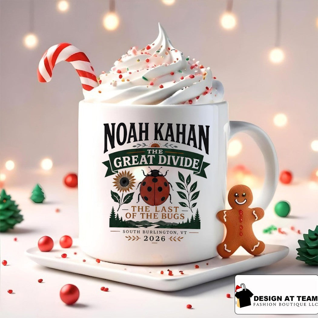 Noah Kahan the Great Divide the last of the bugs South Burlington 2026 shirt