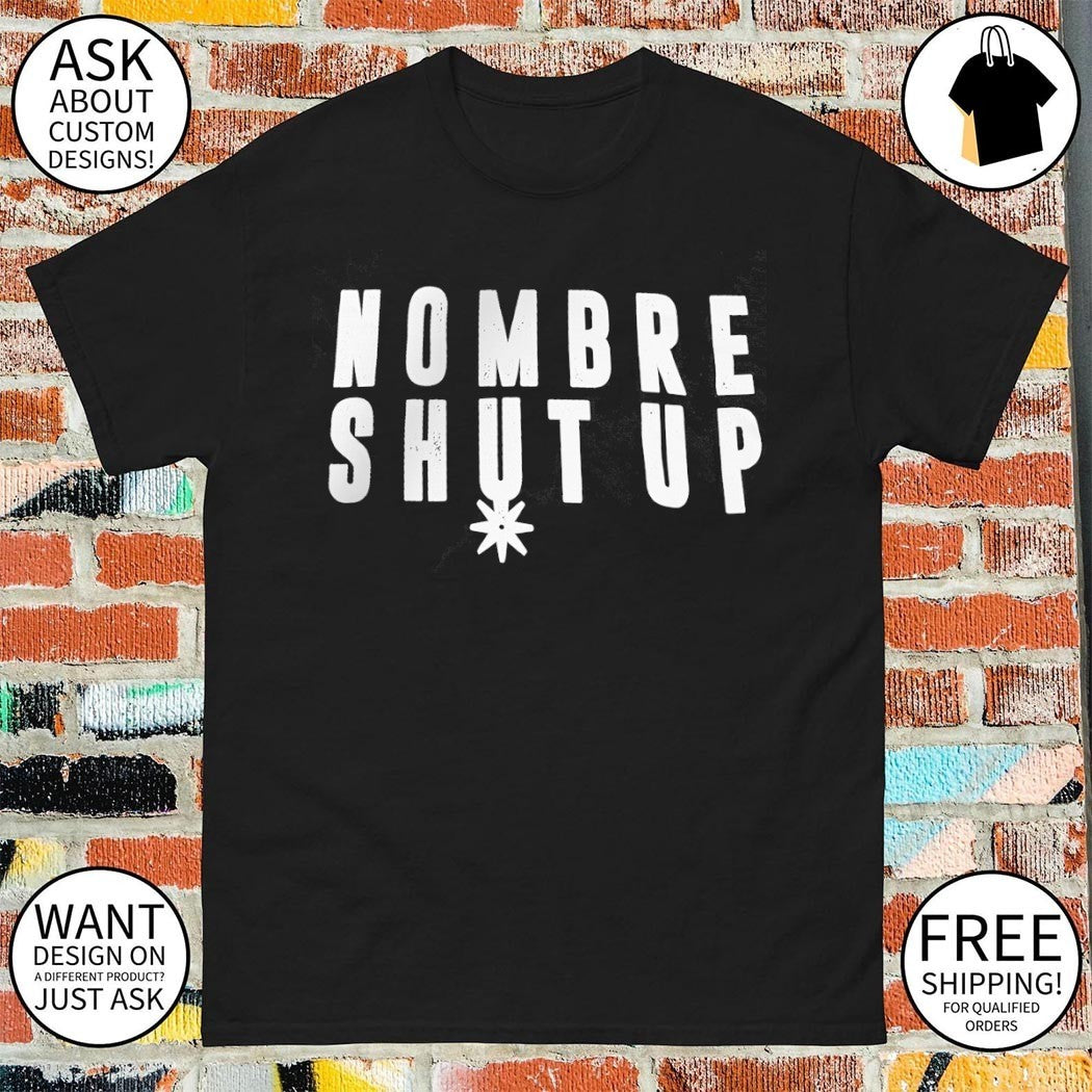 Nombre Shut Up Victor Wembanyama San Antonio Spurs Basketball NBA 2026 shirt