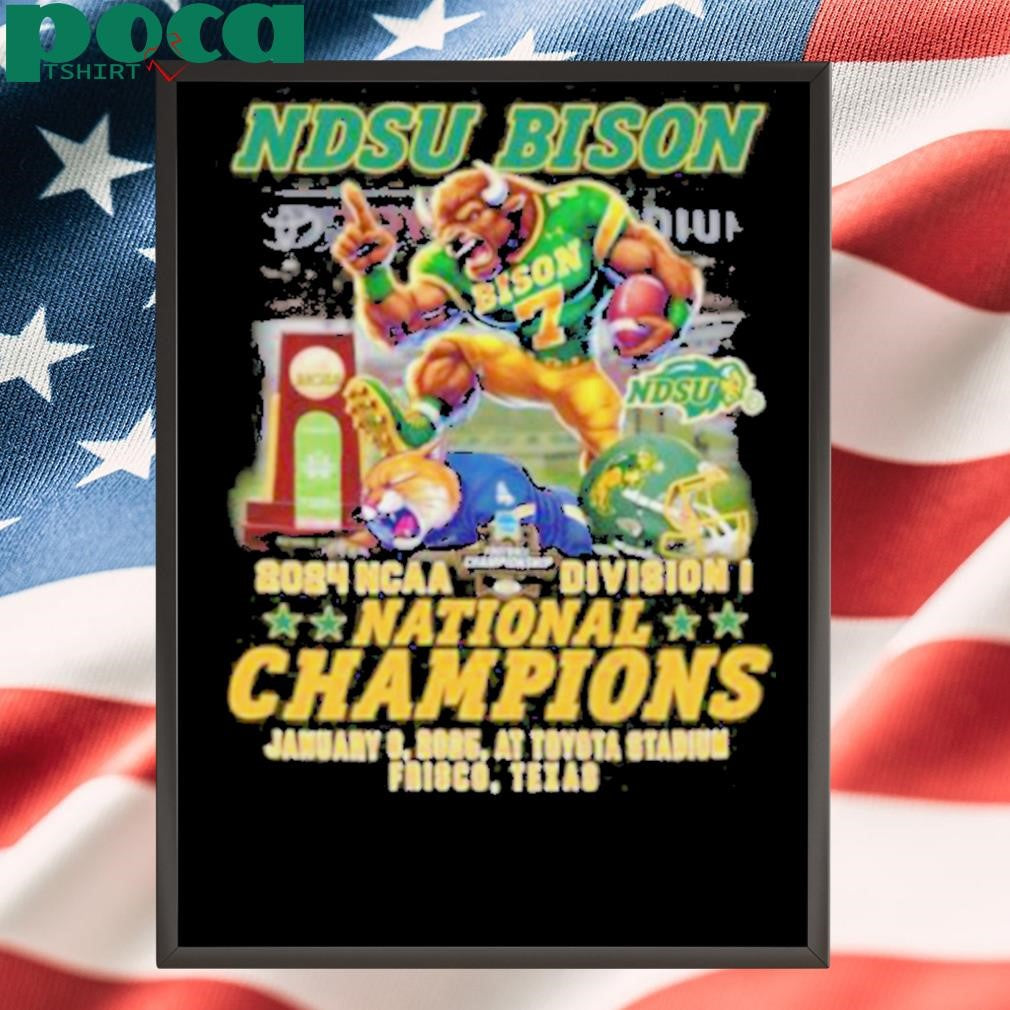 North Dakota State Bison National Champions T Shirt