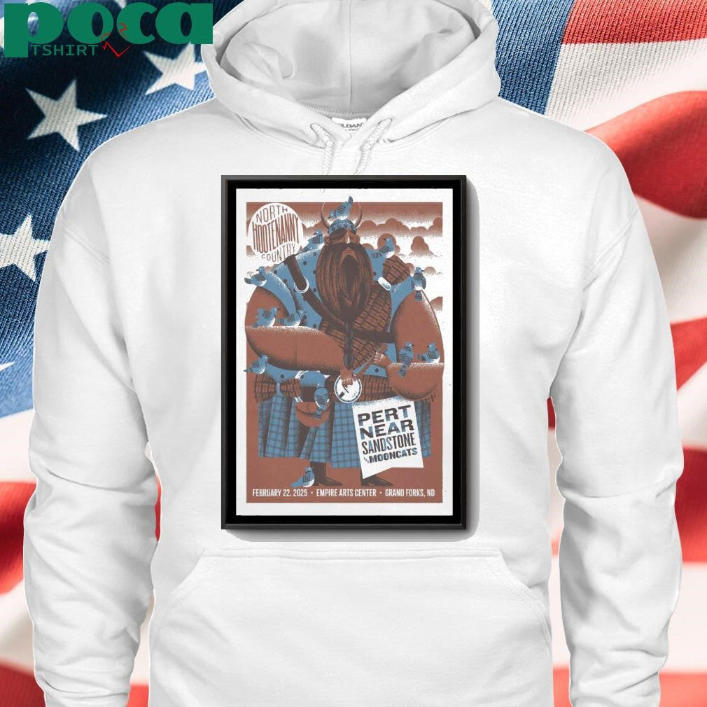 North Hootenanny Country February 22, 2025 Grand Forks, ND Event Poster shirt