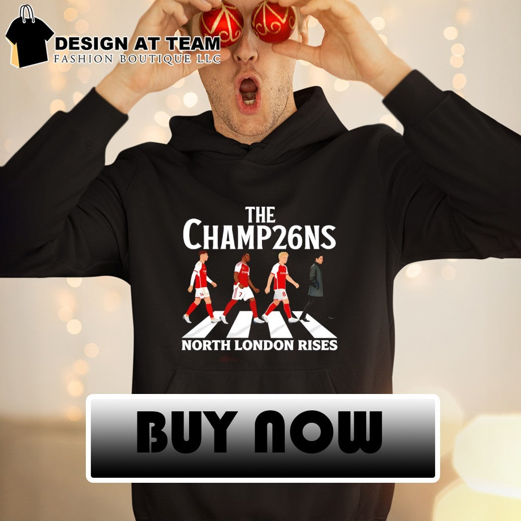North London Rises Football Champions Arsenal FC Abbey Road Victory Parade shirt